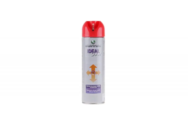 Sprej fluores. IDEAL, červený, 500ml,12M (L13256)