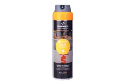 Sprej fluorescenčný IDEAL, oranžový, 500ml, 12m, Levior 13257 (L13257)