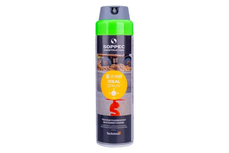 Sprej fluorescenčný IDEAL, zelený, 500ml, 12m, Levior 13258 (L13258)