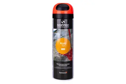 Sprej fluorescenčný FLUO, červený, 500ml, 12m, Levior 13351 (L13351)