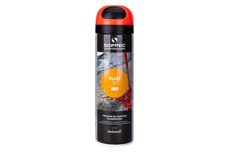 Sprej fluorescenčný FLUO, červený, 500ml, 12m, Levior 13351 (L13351)