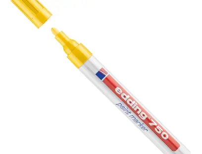 Lakový popisovač 750 žltý, hrúbka 2,0–4,0 mm Edding (EDE97450020)