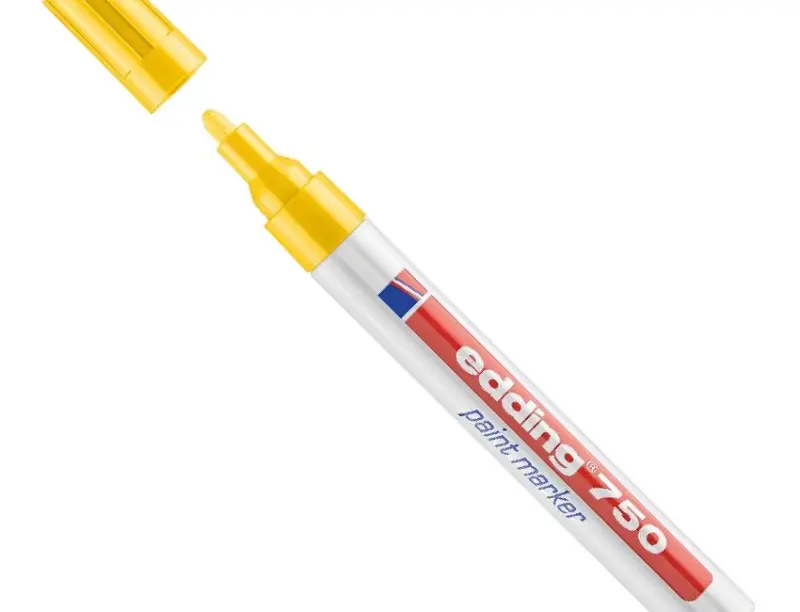 Lakový popisovač 750 žltý, hrúbka 2,0–4,0 mm Edding (EDE97450020)