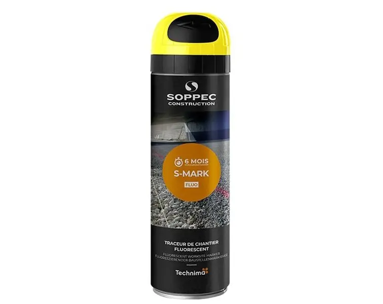 Fluorescenčný sprej S-MARK 6M žltý 500ml (L13360)