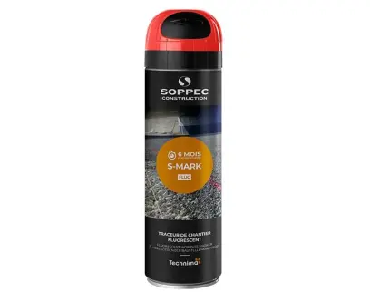 Fluorescenčný sprej S-MARK 6M červený 500ml (L13361)