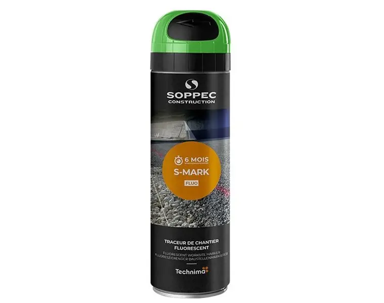 Fluorescenčný sprej S-MARK 6M zelený 500ml (L13363)