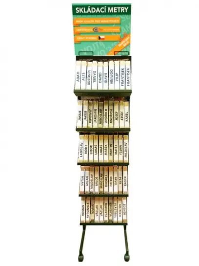 Stojan na skládací metry OSAZENÝ !OBJ! (L13399)