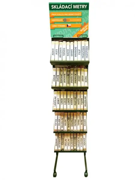 Stojan na skládací metry OSAZENÝ !OBJ! (L13399)