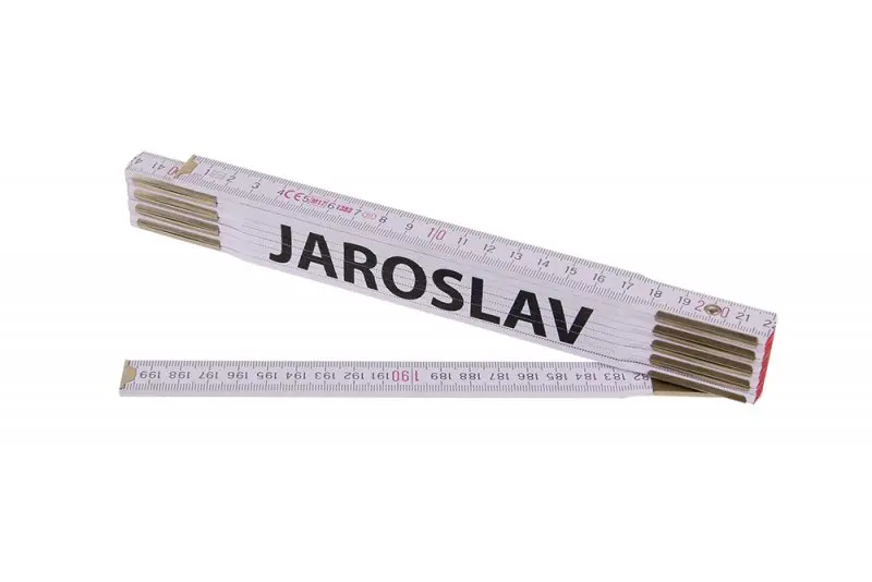 Skládací 2m JAROSLAV (PROFI,bílý,dřevo) (L13407)