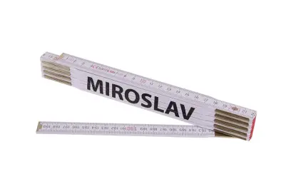 Skladací stôl 2m MIROSLAV (PROFI, biely, drevo), Levior 13409 (L13409)