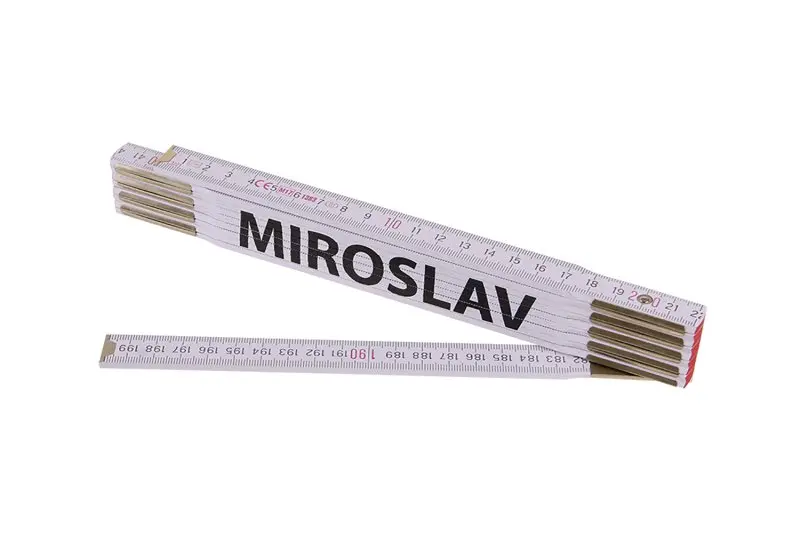 Skladací stôl 2m MIROSLAV (PROFI, biely, drevo), Levior 13409 (L13409)