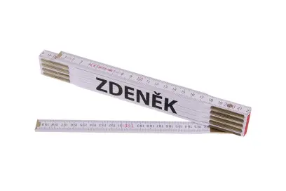 Skladací stôl 2m ZDENEK (PROFI, biely, drevo), Levior 13410 (L13410)