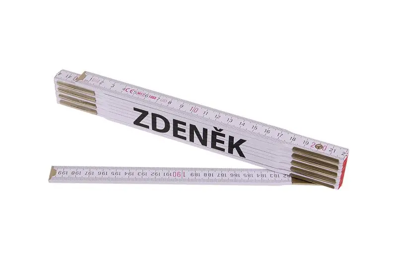 Skladací stôl 2m ZDENEK (PROFI, biely, drevo), Levior 13410 (L13410)