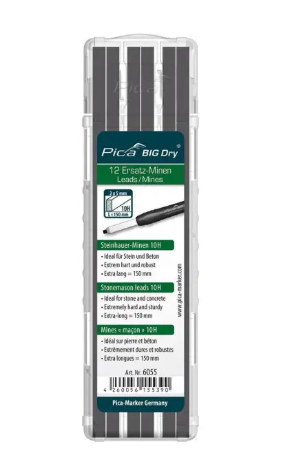 Sada tuhy pre tesársku ceruzku BIG Dry Steinhauer grafit 10H Pica (EDE97531010)