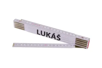 Skladací stôl 2m LUKÁŠ (PROFI, biely, drevo), Levior 13417 (L13417)