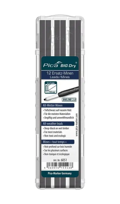 Sada tuhy pre tesársku ceruzku BIG Dry ANILINE2.0 grafit Pica (EDE97531025)