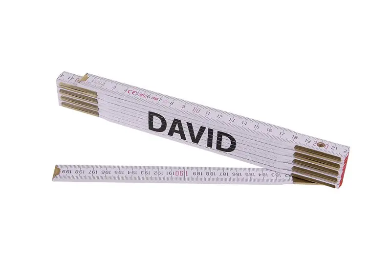 Skladací stôl 2m DAVID (PROFI, biely, drevo), Levior 13418 (L13418)