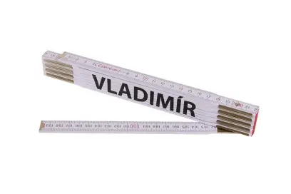 Skladací stôl 2m VLADIMIER (PROFI, biely, drevo), Levior 13419 (L13419)
