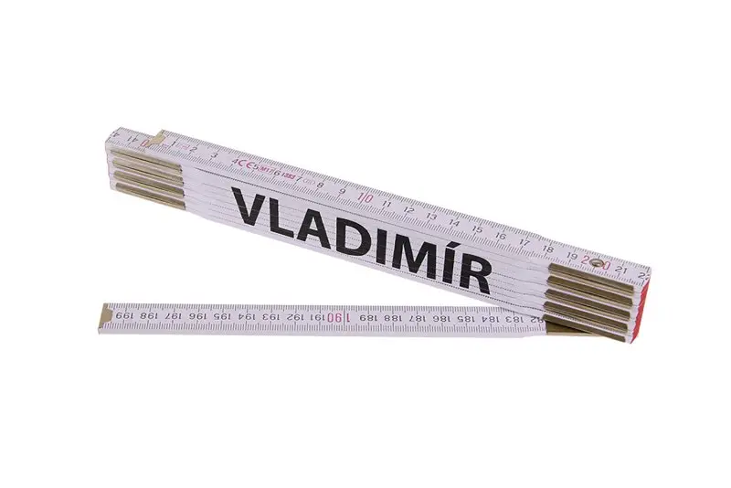 Skladací stôl 2m VLADIMIER (PROFI, biely, drevo), Levior 13419 (L13419)