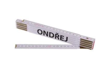 Skladací stôl 2m ONDREJ (PROFI, biely, drevo), Levior 13421 (L13421)