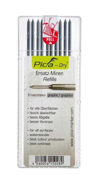 Náhradná tuha pre hĺbkový značkovač Pica-Dry grafit Pica Sada 10 ks (EDE97561015)