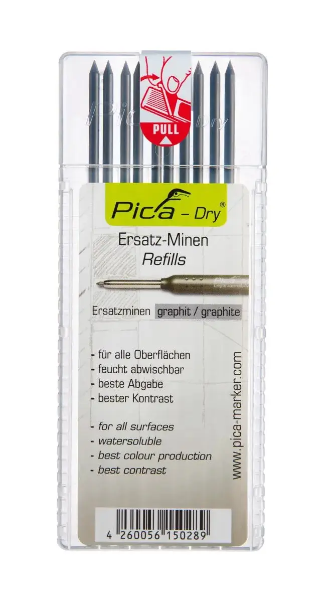 Náhradná tuha pre hĺbkový značkovač Pica-Dry grafit Pica Sada 10 ks (EDE97561015)