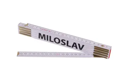 Skladací stôl 2m MILOSLAV (PROFI, biely, drevo), Levior 13431 (L13431)