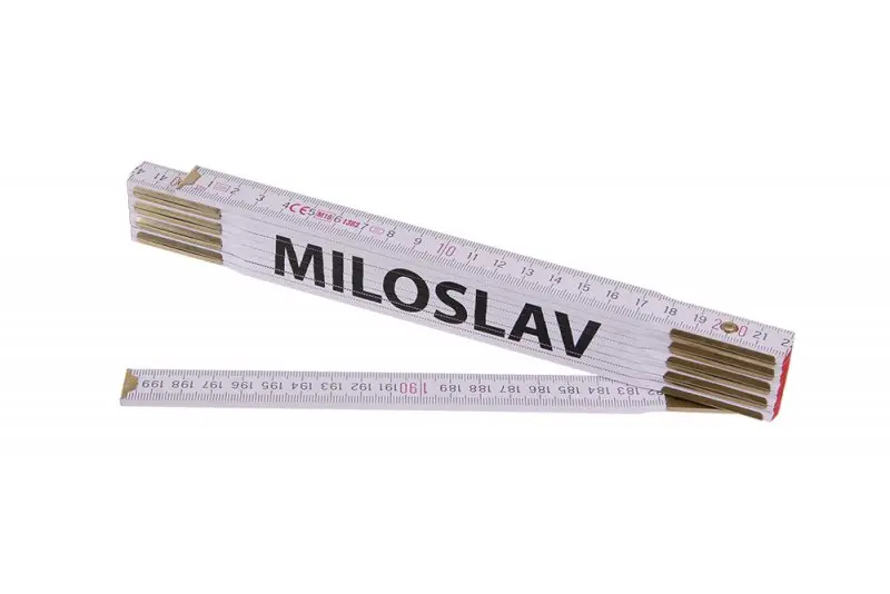 Skládací 2m MILOSLAV (PROFI,bílý,dřevo) (L13431)
