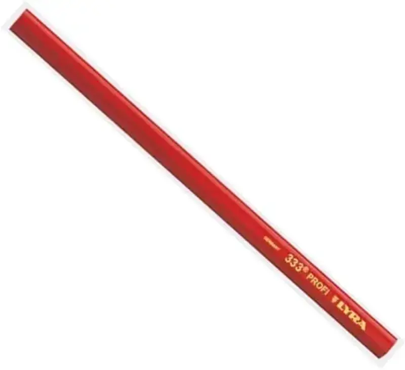 Tesárska ceruzka 333 oválna, červená 18cm LYRA (EDE97580180)