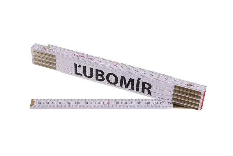 Skladací stôl 2m ĽUBOMÍR (PROFI, biely, drevo), Levior 13446 (L13446)