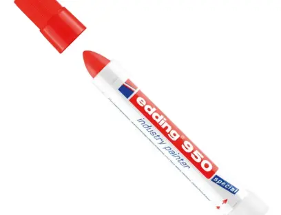 Pastovací značkovač 950, červený edding