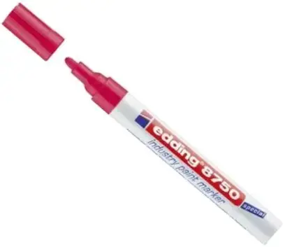 Priemyselný lakovacej značkovač 8750 červená edding (EDE97720010)