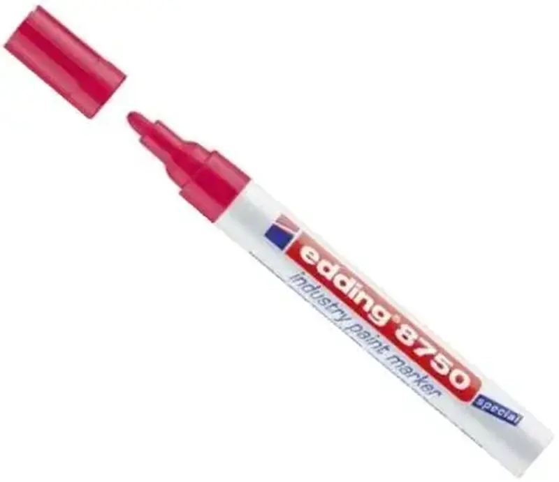 Priemyselný lakovacej značkovač 8750 červená edding (EDE97720010)