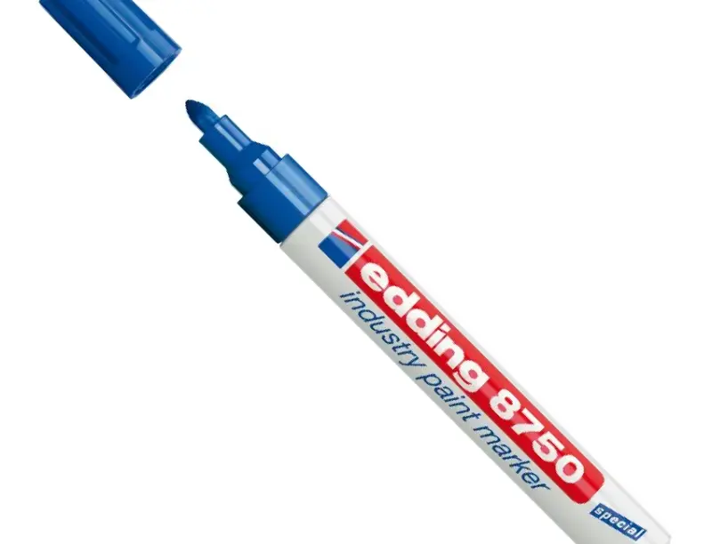 Priemyselný lakovacej značkovač 8750 modrá edding (EDE97720015)