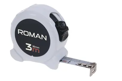 Zvinovací meter 3m ROMAN, Levior 13524 (L13524)