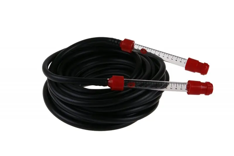 Vodováha hadicová 15 m, skleněná trub. (L15993)