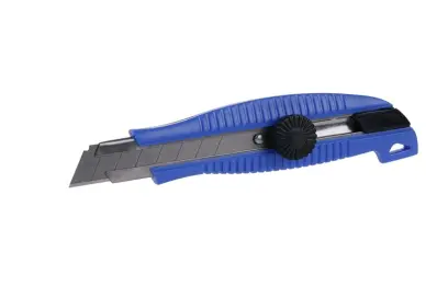 Odlamovací nôž 18mm P 201, tlačidlová aretácia, vodítko, Levior 16028 (L16028)