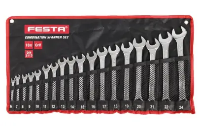 Sada kľúčov FESTA CrV 18ks 6-24mm (L17533)
