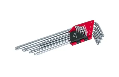 Zástrčné kľúče TORX T10-T50 CrVa, dlhé - 9 dielov, FESTA 18491 (L18491)