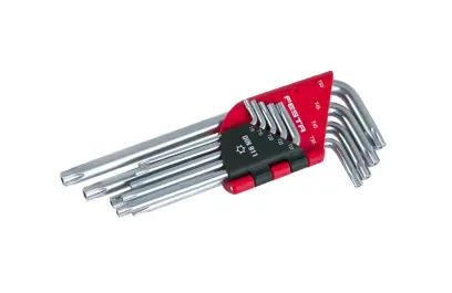 Zástrčné kľúče TORX T10-T50 9ks CrVa - 9 dielov, FESTA 18497 (L18497)
