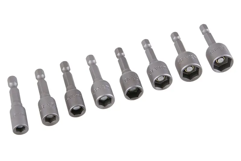 Nástrčné hlavice 1/4" so šesťhranom 6 ÷ 13 mm Festa (sada 8 kusov) (L18618)
