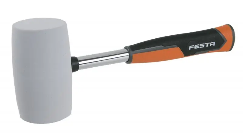 Gumová palice 90mm,34cm bílá (L19295)