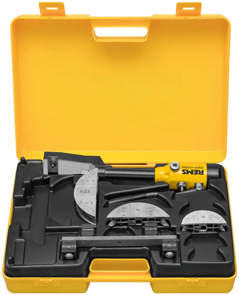 Ruční ohýbačka Rems Hydro-Swing INOX Set 15+18+22 k přesnému ohýbání trubek do 90° (REM153510)