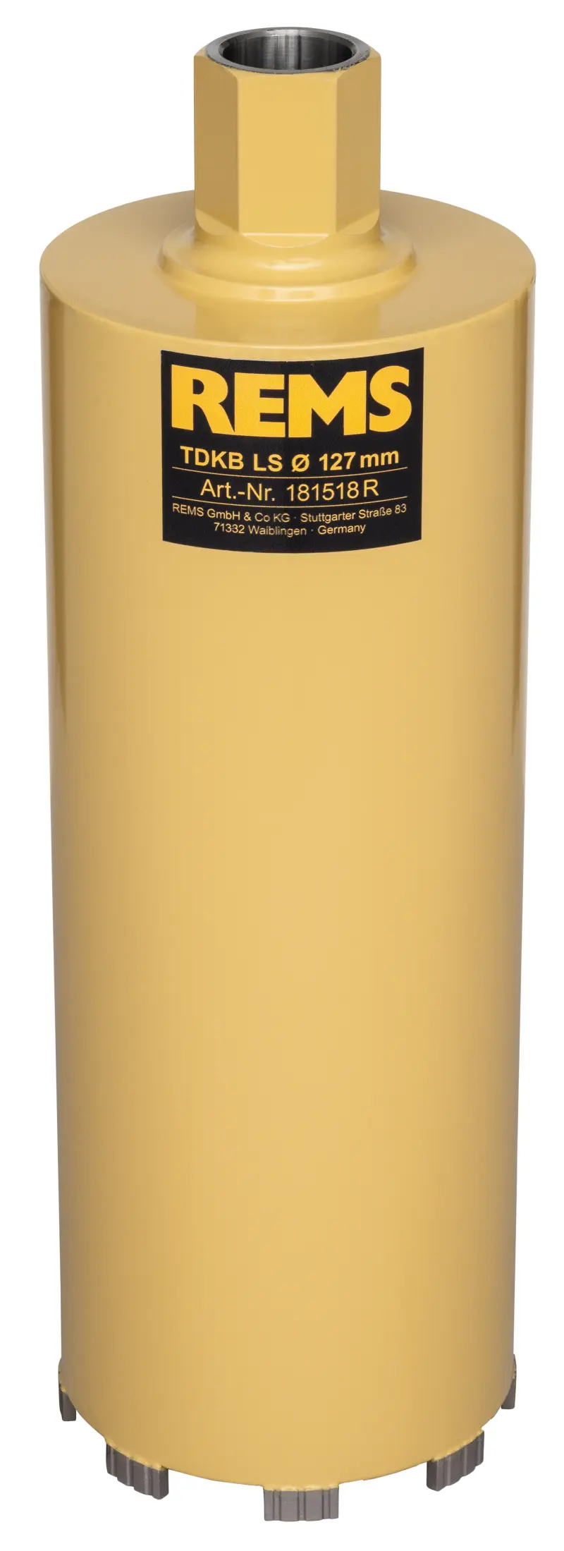 Diamantová jádrová vrtací korunka Rems TDKB LS 127 × 320 × UNC 1&frac14 (REM181518)