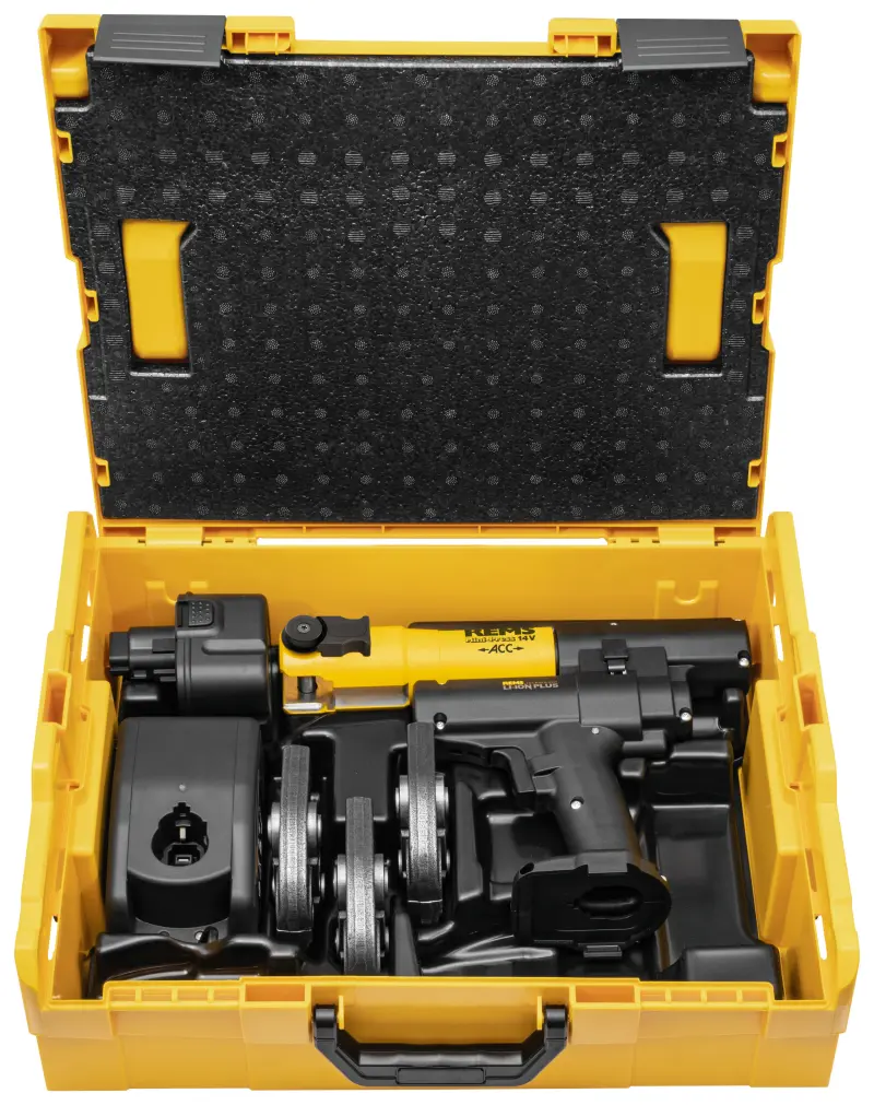 Aku radiální lis Rems Mini-Press 14V ACC Set U 16+20+25 (2,5 Ah) (REM578903)