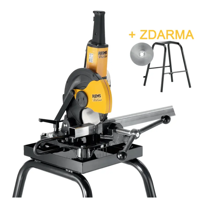 Kotoučová pila na kov REMS Turbo K + kotouč + podstavec (REM849X02SET)