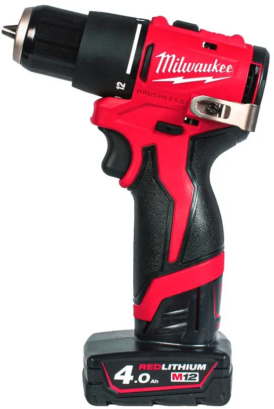 Aku vrtačka Milwaukee M12 BLPDRC-402C, 2x aku M12 B4 + C12 C + kufr, 4933500424
