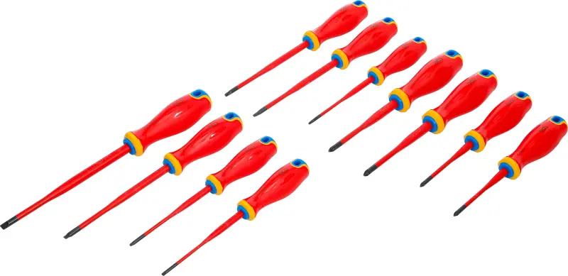 Šroubováky VDE  BGS 35851 extra tenký hrot. Sada 11 ks. (BGS1035851)