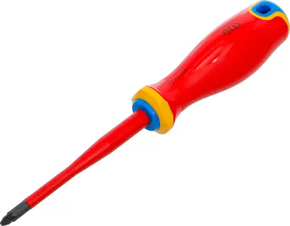 Šroubovák VDE BGS 35863  extra tenký hrot. Křížový PZ2 (BGS1035863)
