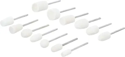 Lešticí hlavice BGS 74532. Sada 13 ks. (BGS1074532)